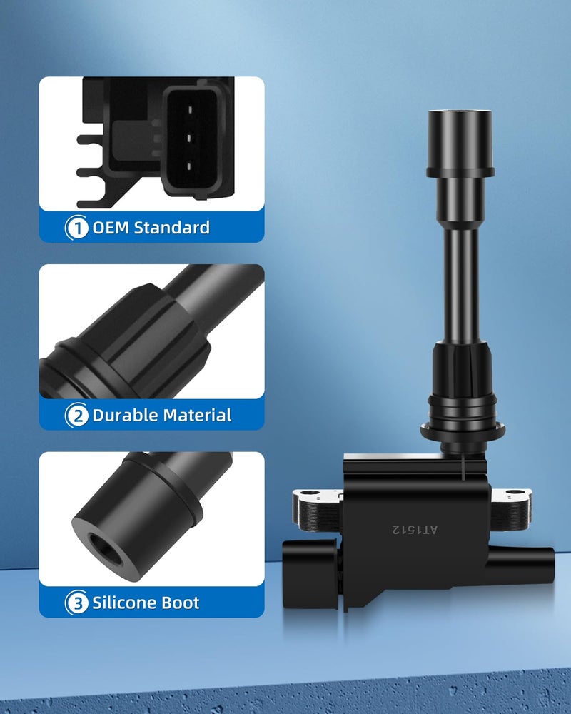 ECCPP UF407 ignition coils Pack of 2,coils packs,for Mazda Protege 2001 2002 2003 2.0L,Protege5 2002 2003 2.0L UF407 - Image 2